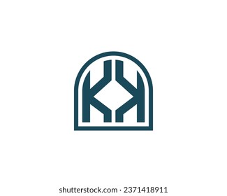 KK logo design vector template