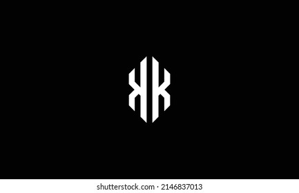 KK Logo. Vector Graphic Branding Letter Element
