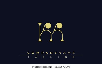 KK Typography Logo Design. Stylish monogram design depiction featuring the letters K and K combined in an artistic signature style, delivering a unique and creative visual representation.