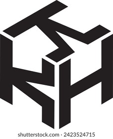 logotipo del polígono de KKH, icono, símbolo, archivo vector, 