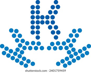 KKK dot icon logo design, vector file, symbol, icon, 