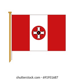 KKK Flag vector