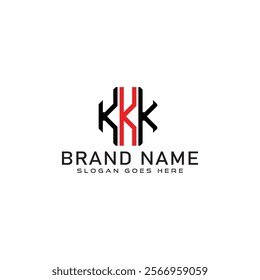 KKK  letter logo design. KKK business and real estate monogram logo vector template.