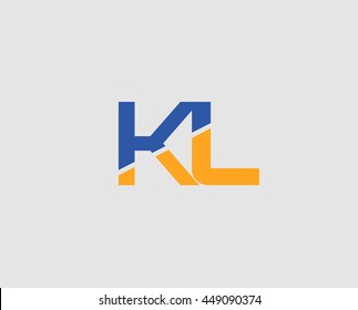 KL letter logo
