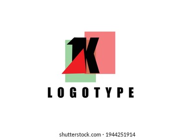 KL Letter Logo Design Template Vector