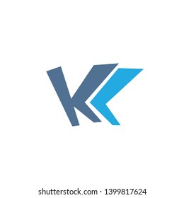 KL Logo Letter Vector Illustration