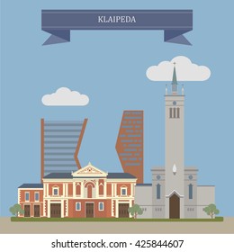  Klaipeda, city in Lithuania on the Baltic Sea coast