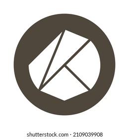 Klaytn (KLAY) coin icon cryptocurrency logo vector illustration. Best used for T-shirt designs and trading websites.