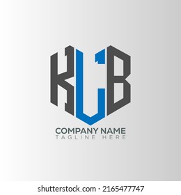 KLB letter logo creative design with vector graphic