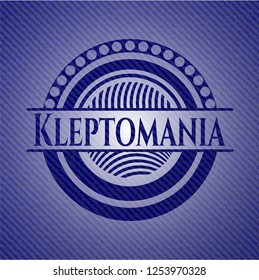 Kleptomania with denim texture