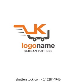 K-LETTER SHOP CART LOGO/IDENTITY DESIGN FOR USE E-COMMERCE