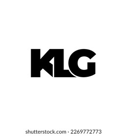 KLG initial letter monogram logo
