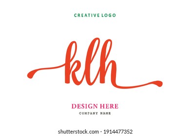 KLH lettering logo is simple, easy to understand and authoritative