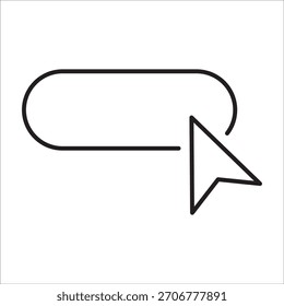 Klick stock icon outline vector