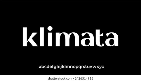 KLIMATA FONT DISPLAY LOWERCASE UNIQUE AESTHETIC