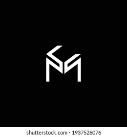 KM o MK abstracto sobresaliente negocio profesional impresionante marca artística empresa de diferentes colores ilustración logo