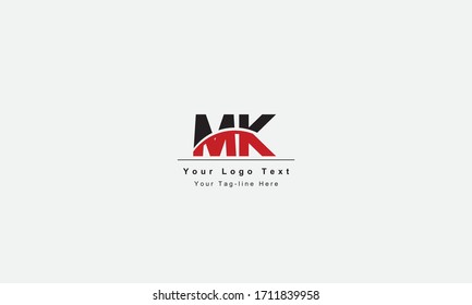 KM or MK letter logo. Unique attractive creative modern initial KM MK K M initial based letter icon logo