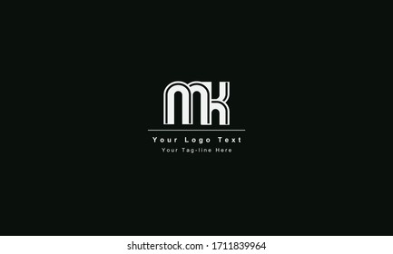 KM or MK letter logo. Unique attractive creative modern initial KM MK K M initial based letter icon logo