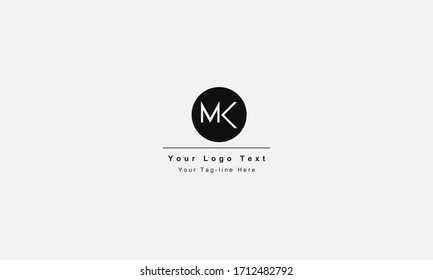KM or MK letter logo. Unique attractive creative modern initial KM MK K M initial based letter icon logo