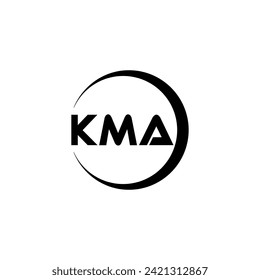 KMA Letter Logo Design, Inspiration for a Unique Identity. Modern Elegance and Creative Design. Watermark Your Success with the Striking this Logo.