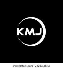 KMJ Letter Logo Design, Inspiration for a Unique Identity. Modern Elegance and Creative Design. Watermark Your Success with the Striking this Logo.