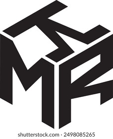 Diseño del logotipo del polígono de KMR, icono, símbolo, archivo del Vector