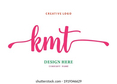 KMT lettering logo is simple, easy to understand and authoritative