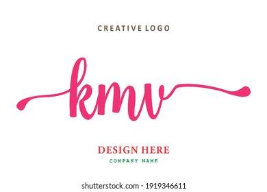 KMV lettering logo is simple, easy to understand and authoritative