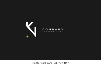 KN Alphabet letters Initials Monogram logo NK, K and N