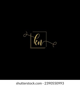KN Creative moderne Buchstaben Logo Design Vorlage