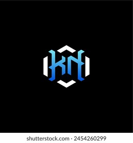 KN initial gaming concept ideas for esport team, twitch, streamer and gamer