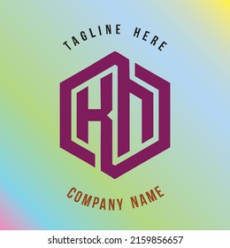 KN lettering logo is simple, easy to understand and authoritative