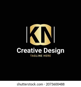 KN-Logo-Design für kommerzielle Nutzung