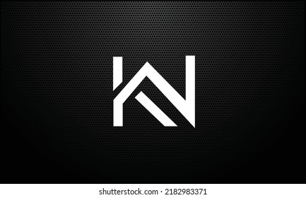 KN, NK Abstract Letters Logo Monogram.