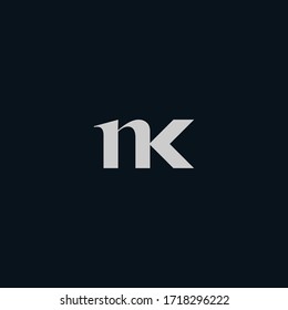 Kn Nk Letter Designs Logo Icons Stock Vector (Royalty Free) 1718296222 ...