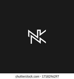 Kn Nk Letter Designs Logo Icons Stock Vector (Royalty Free) 1718296297 ...