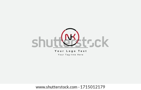 KN or NK letter logo. Unique attractive creative modern initial KN NK K N initial based letter icon logo