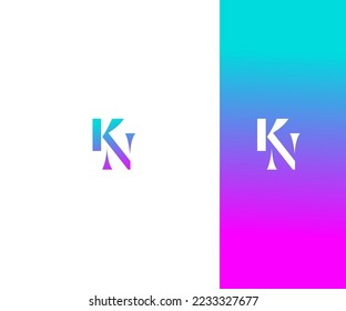 KN, NK Letter Logo Vector Template Abstract Monogram Symbol . Usable for Business sport, technology, fashion, digital And future creative logo