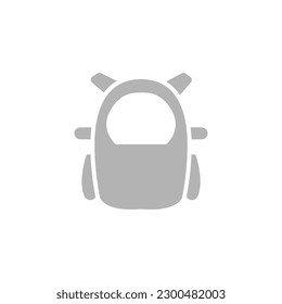knapsack icon on a white background, vector illustration