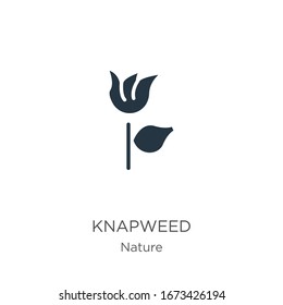 Knapweed icon vector. Trendy flat knapweed icon from nature collection isolated on white background. Vector illustration can be used for web and mobile graphic design, logo, eps10