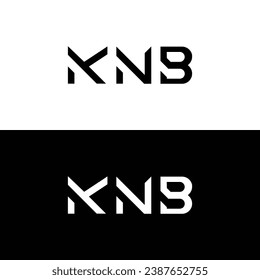 Diseño De Logotipo Monograma De KNB Para Empresas