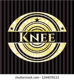 Knee gold badge