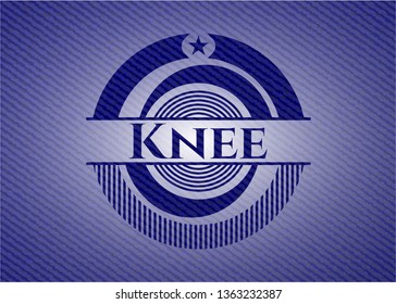 Knee jean background