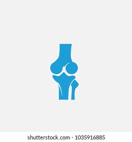 Knee joint bones icon