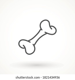 Icono de huesos de articulaciones de rodilla. Icono plano conjunto. Símbolo de esquema único de alta calidad del cuerpo humano para diseño web o aplicación móvil. Señales de línea delgada para el logotipo de diseño, visita la tarjeta Esbozo pictograma
