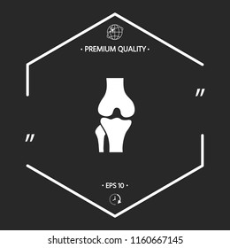 Knee joint icon