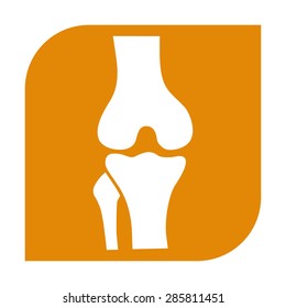 Knee joint icon
