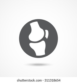 Knee joint icon
