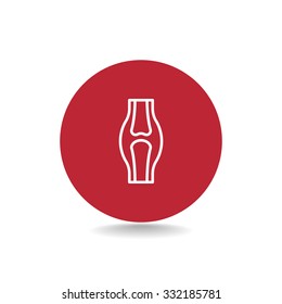 Knee joint icon