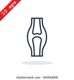 Knee joint icon